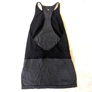 LULULEMON Blissed Out Racerback Tank Dress - Black size 6